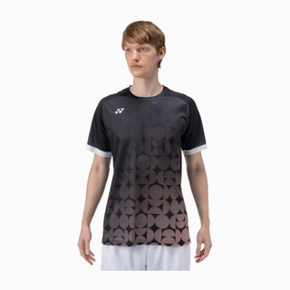 Yonex Sport T-shirt Practice Print 16746 (100% Polyester) 2025 black men's